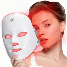 Measurement Device Group Games 7-in-1 LED Light Therapy Wireless Face Mask Developmental Playthings