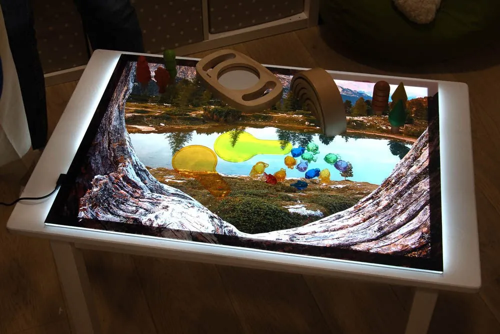 A2 Light Panel + Lake View Play Mat 73584P (Direct Shipping) Interactive Design