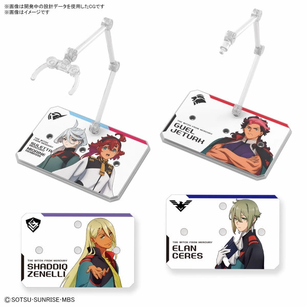ACTION BASE 6 [CLEAR COLOR] MOBILE SUIT GUNDAM THE WITCH FROM MERCURY STICKERS SET ?C?? ???_ ?? ?? ?N?? Surprise Drop Series Hidden Pack Discovery