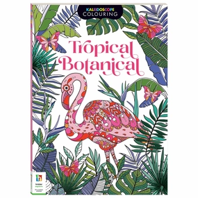 Adult Colouring Book ?C Tropical Botanical Game Creation