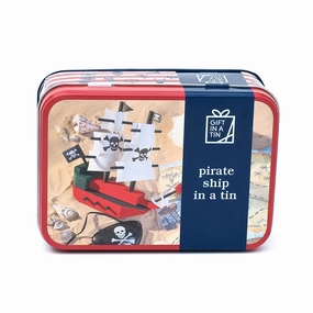 Apples To Pears Gift In A Tin Pirate Ship Item Collection Word Game