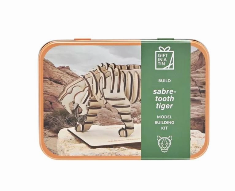Mindfulness Reach Apples To Pears Gift In A Tin Sabretooth Tiger