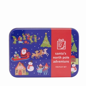 Apples To Pears Gift In A Tin Santa's Adventure Non toxic