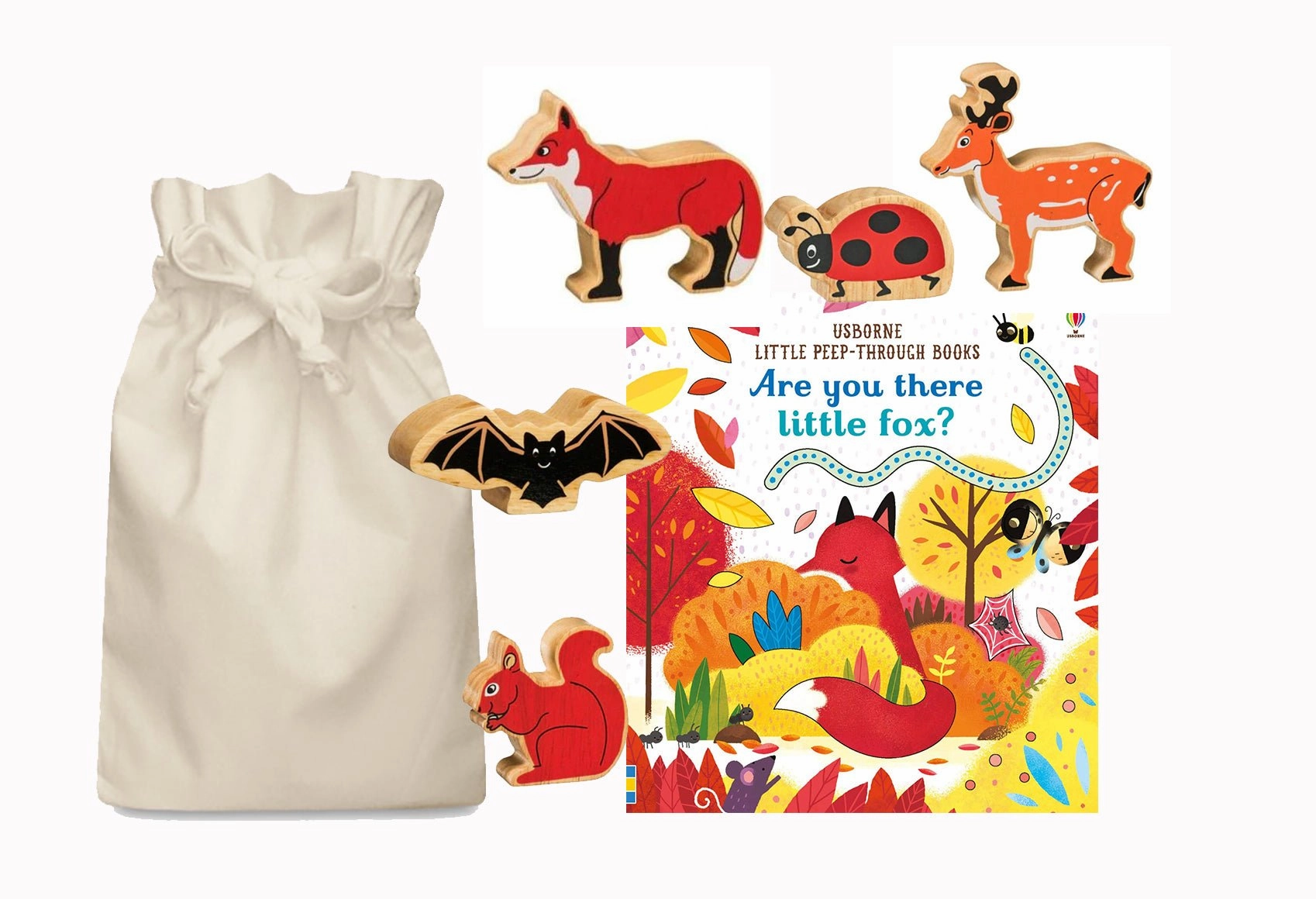 Are You There Little Fox Story Sack with Lanka Kade Animals Galaxy Model
