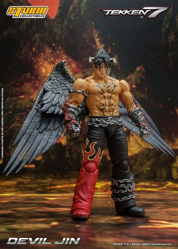 Deity Statue Museum Replica Devil Jin 1/12 Action Figure