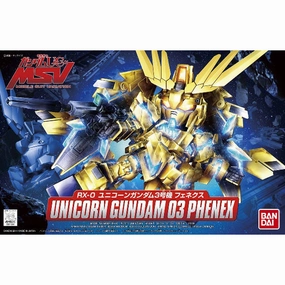 Random Drop Opening Toy Find Series BB Senshi UNICORN GUNDAM 03 PHENEX BB394 ?C?? ???F???_ 3?C ?P?? BB??