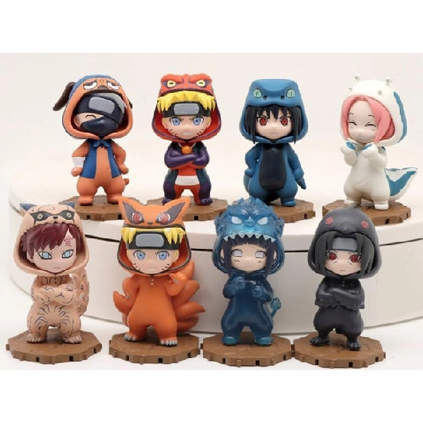 BNFIGURE Q NARUTO PAJAMAS VER. (set of 8) ?????? ???L?? Random Series Series