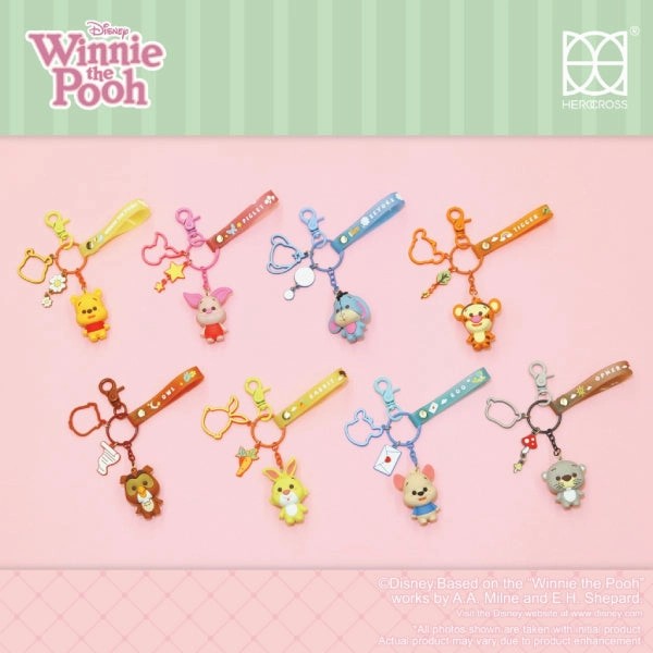 HEROCROSS - HKB#001 Winnie the Pooh & Friends Standing Post Keychain UV resistant Basketball Star