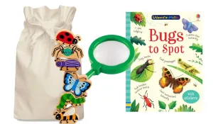 Bugs to Spot Story Sack with Lanka Kade & Jumbo Magnifying Glass Request Honor Forensic Science