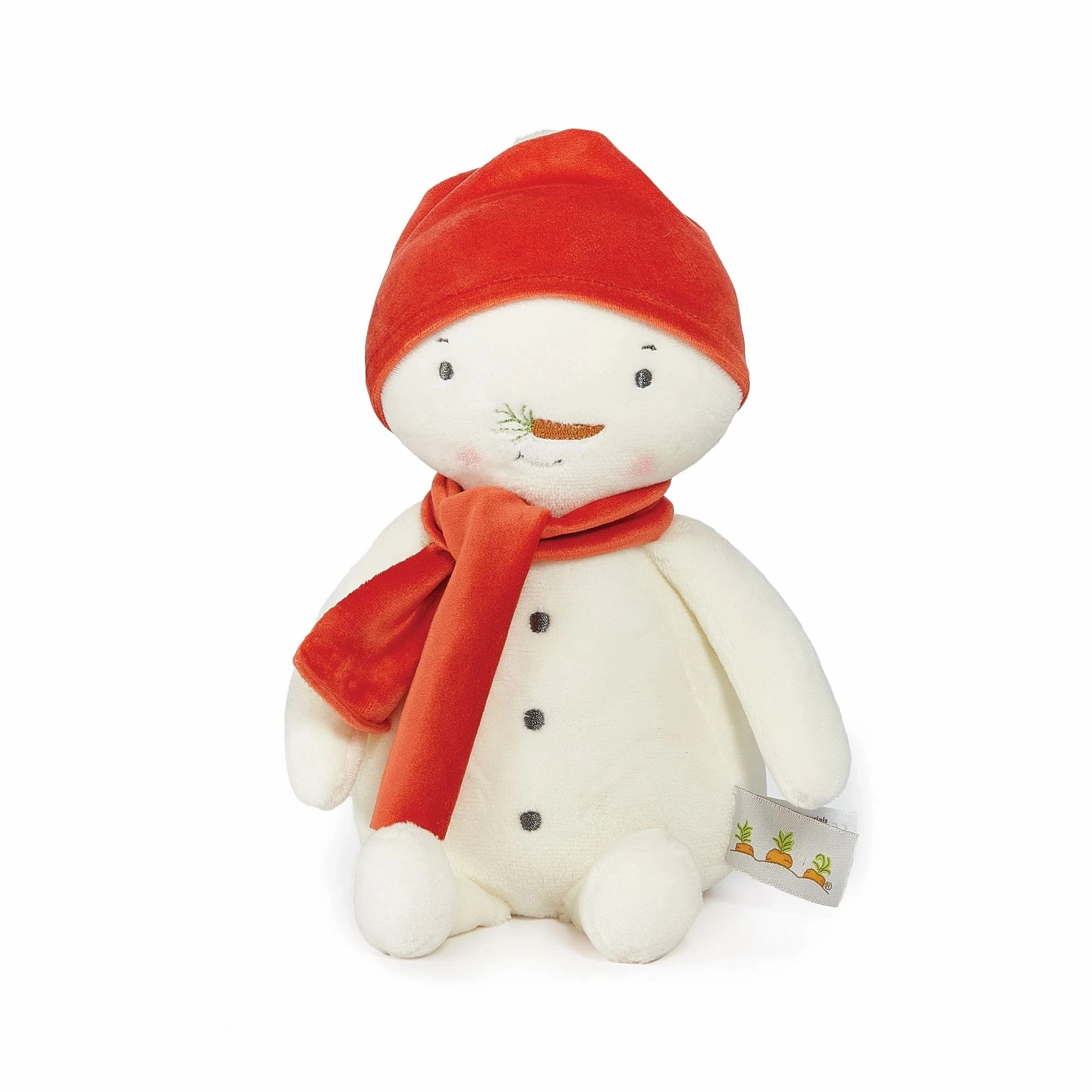 Bunnies by the Bay Snowman Soft Toy with Hat and Scarf Stem Cell