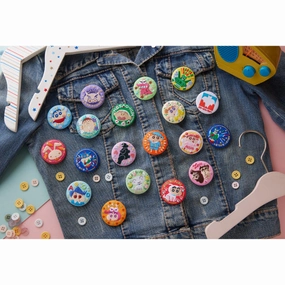 CAN BADGE COLLECTION CRAYON SHIN-CHAN W/O GUM (box of 14 packs) ?P?? ???? Hidden Drop Series Toy Pack Series