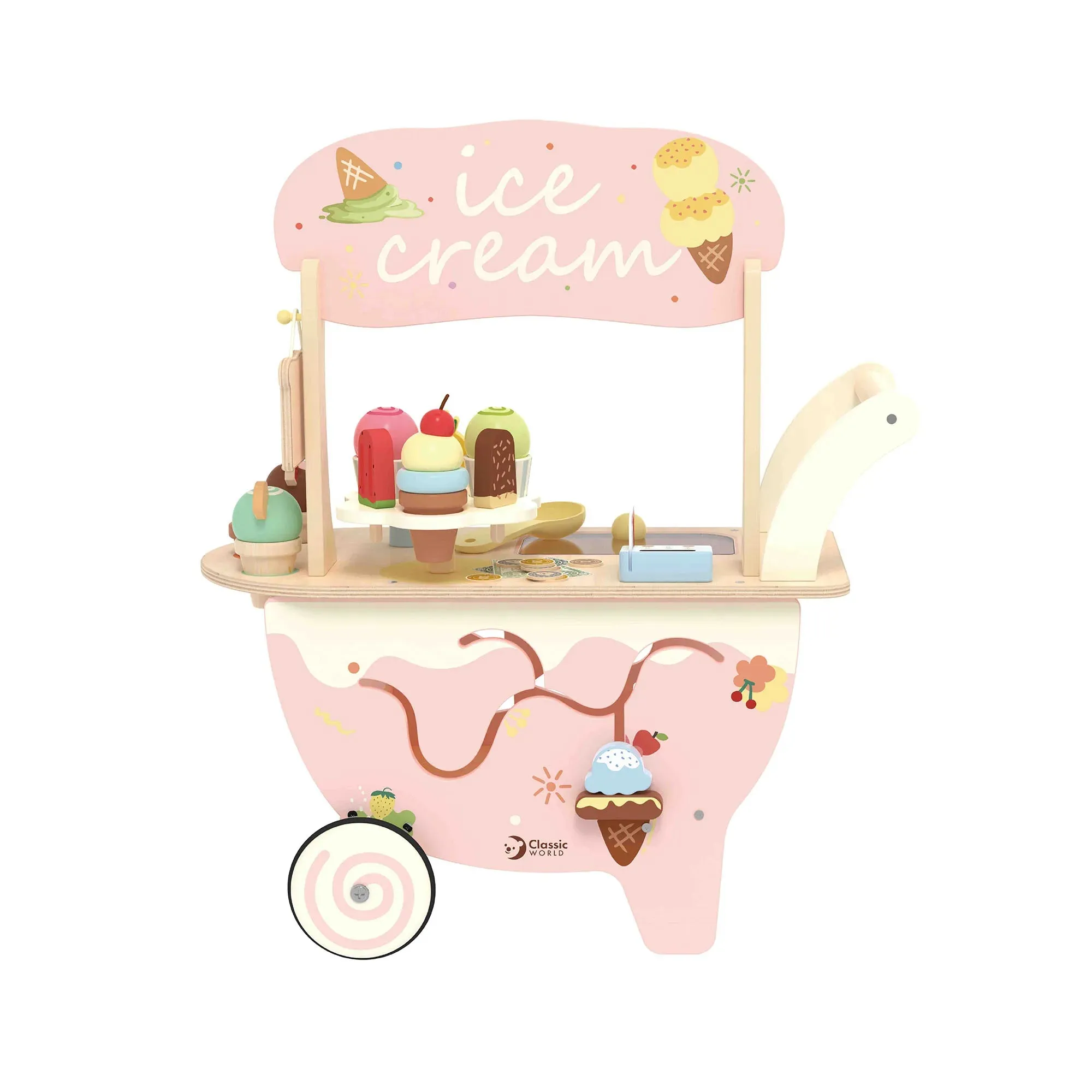 Classic World Ice Cream Cart (Direct Shipping) Volcano Eruption