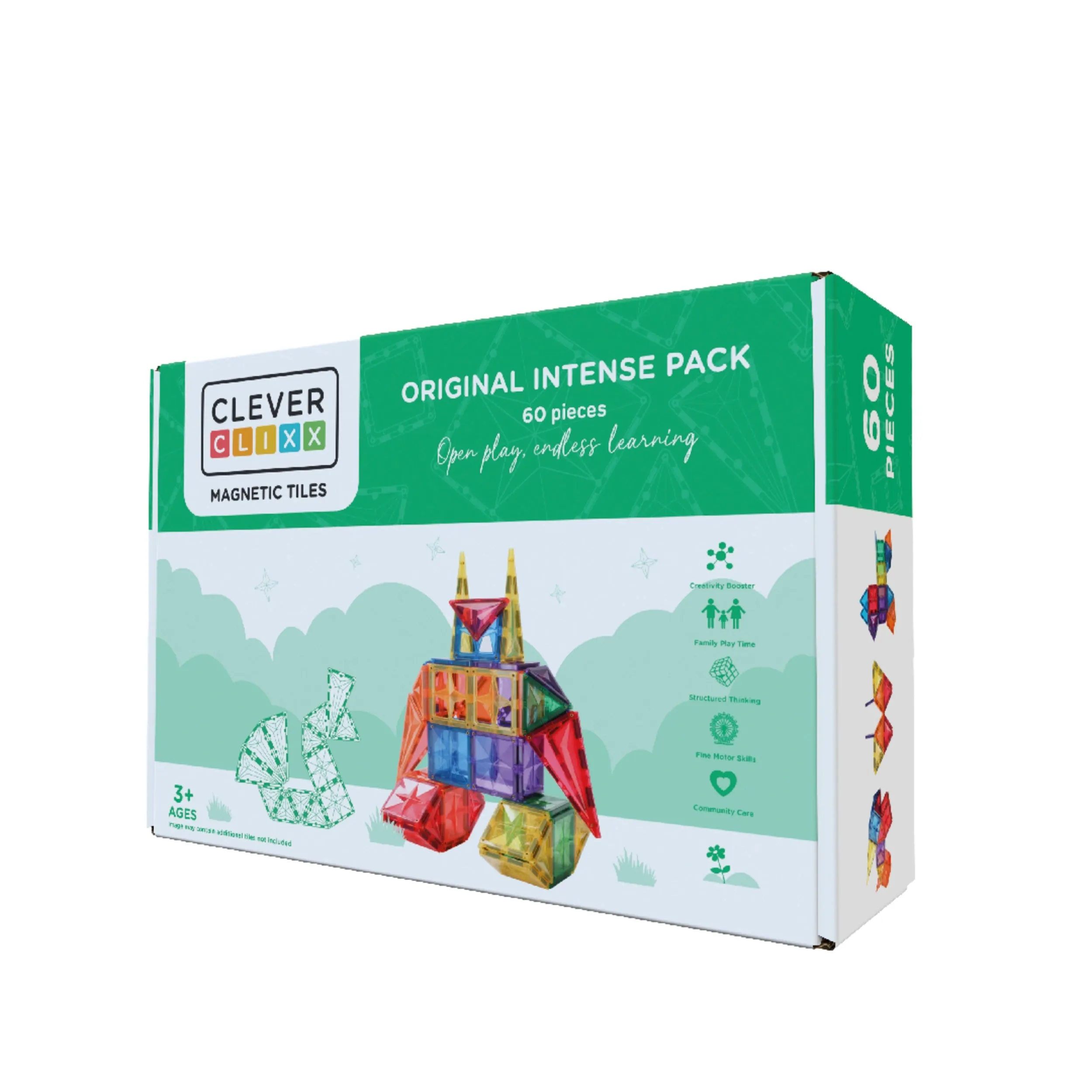 CleverClixx Original Intense Pack 60 pieces (Direct Shipping UK Only) Atomic Model Focus Attain