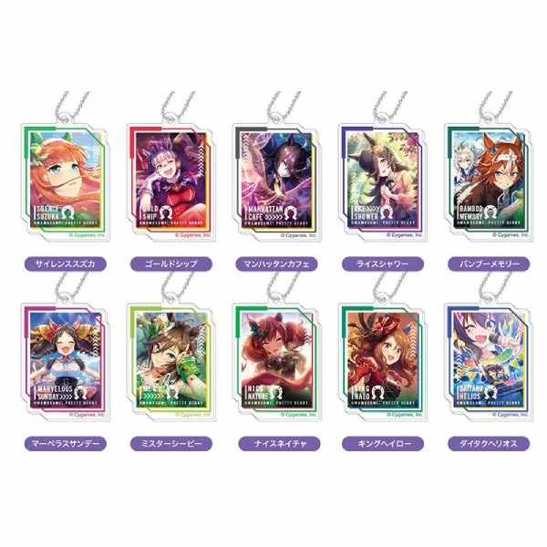 Limited Series Release Decofla Acrylic Key Ring Uma Musume Pretty Derby Vol.3 (Set of 10) ?R?? ?i?? ??? ???