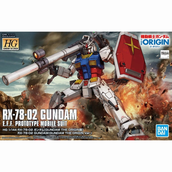 Hidden Pack Series Gacha Style Toy HG 1/144 RX-78-02 Gundam (GUNDAM THE ORIGIN version) ?C?? ???_ ??