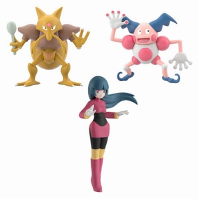 Random Series Opening POKEMON SCALE WORLD KANTO REGION SABRINA & KADABRA & MR. MIME W/O GUM ???????` ???? ???? ???? ???P?? ?P???^