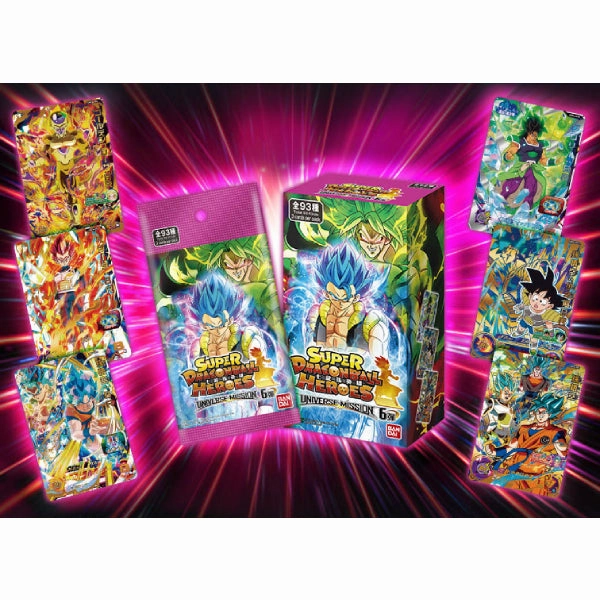 Collectible Drop Series SUPER DRAGONBALL UNIVERSE MISSION SERIES 6 (1 box 20 packs)
