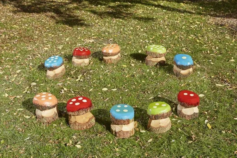 Cosy Mini Mushroom Number Seats (Direct Shipping Item) Animal Figures