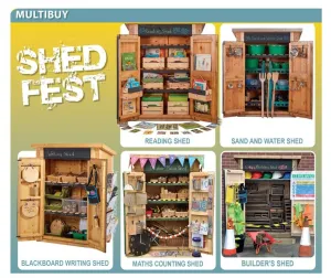 Adventure Character Race Finish Cosy Shed Fest Kit (5pk) (Direct Shipping Item)
