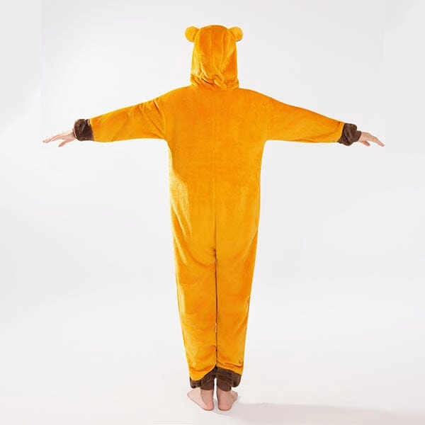 Aquarium Design Cozy Cuddler Capybara Flannel Onesie For Adults & Kids (1pc) Multiple Sizes Educational Representation