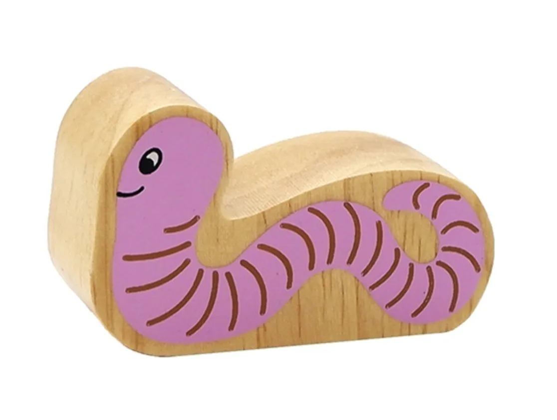 Yoga Pose Lanka Kade Wooden Natural Pink Worm