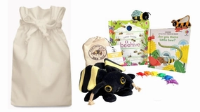 Music Composition Bee Lovers Story Sack with Hand and Finger Puppets