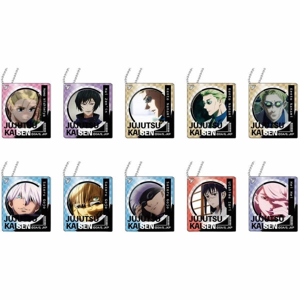 Collector's Drop Reveal Surprise Series Opening Decofla Acrylic Key Ring - Jujutsu Kaisen Box Set C (Set of 10)