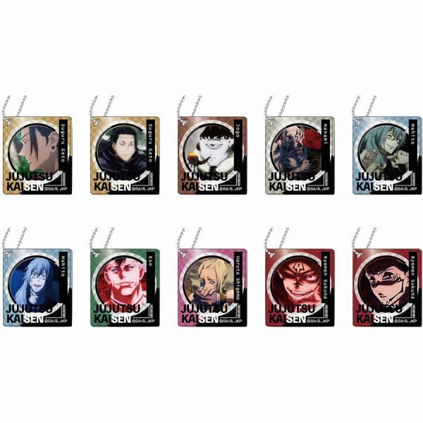Surprise Series Series Decofla Acrylic Key Ring - Jujutsu Kaisen Box Set D (Set of 10)