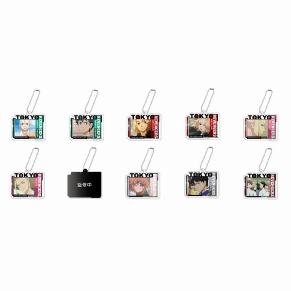 Random Drop Series Collector's Pack Display Decofla Acrylic Key Ring - Tokyo Revengers (Set of 10)