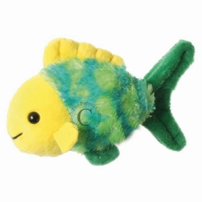 Focus Training Puppet Company Green Fish Finger Puppet