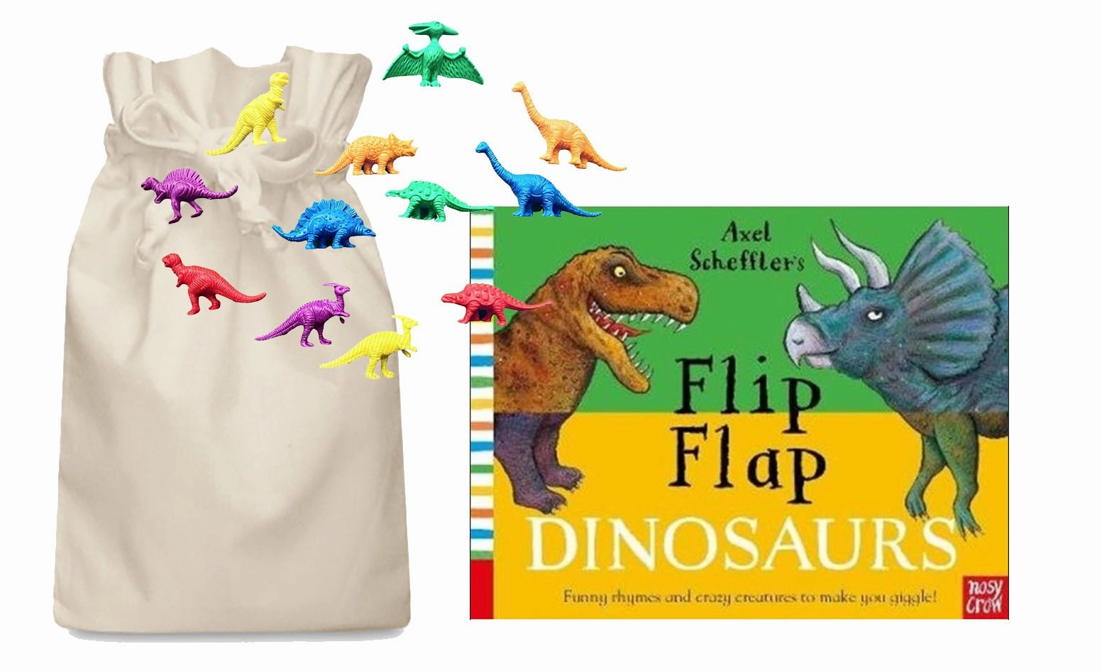 Character Development Learning Development Flip Flap Dinosaur Story Sack