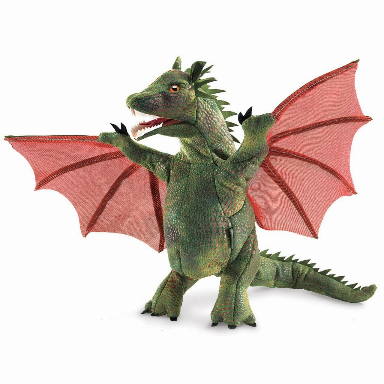 Veterinary Set Power Share Folkmanis Dragon with Wings Hand Puppet