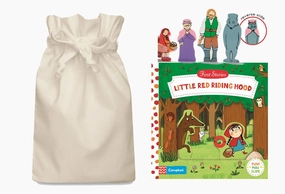 Little Red Riding Hood Story Sack with Wooden Characters Imagination Fuel Courage Inspire