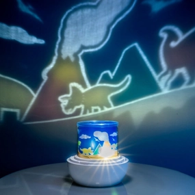 Dinosaur Lil Dreamers Lumi-Go-Round Rotating Projector Light Want Satisfy Generosity Practice