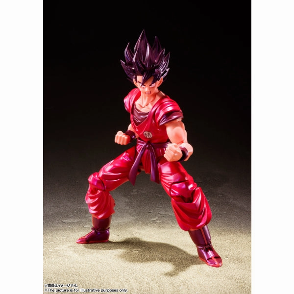 Exclusive Series Series Gacha Style Toy Dragon Ball S.H.Figuarts Son Goku Kaio-ken & Tamashii EFFECT ENERGY AURA Red Ver. SET