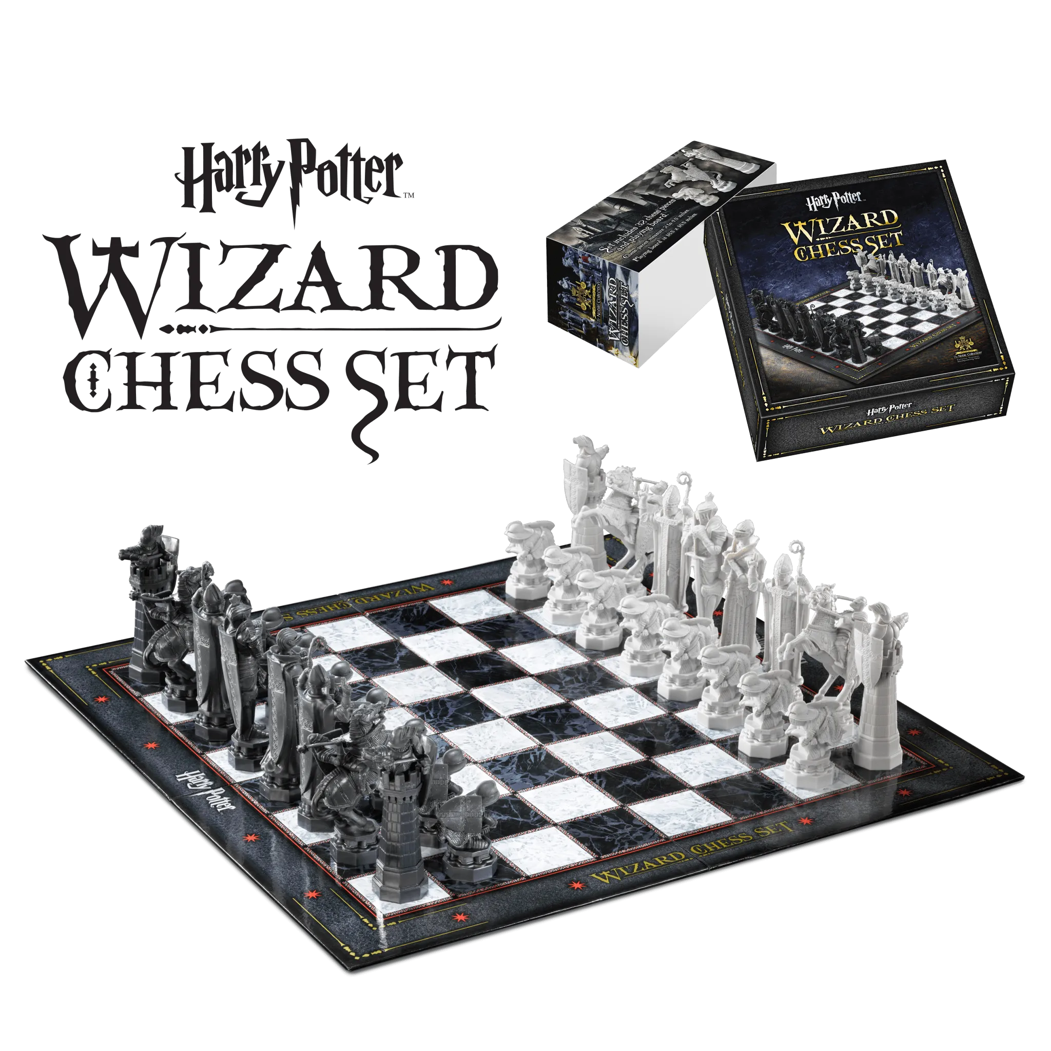 Bird watching Rocking Horse Harry Potter Wizard Chess Set ?C Philosopher??s Stone Edition