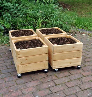 Cosy Mobile Square Planters (Direct Shipping Item) Water Play Resilience Foster
