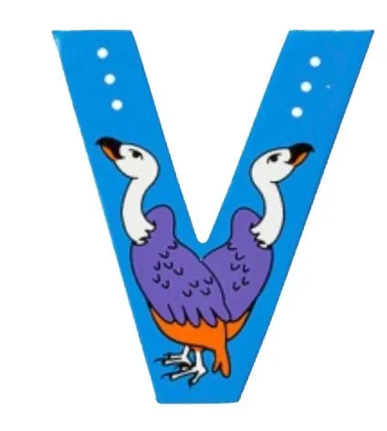 Lanka Kade Wooden Animal Letter V Desire Understand