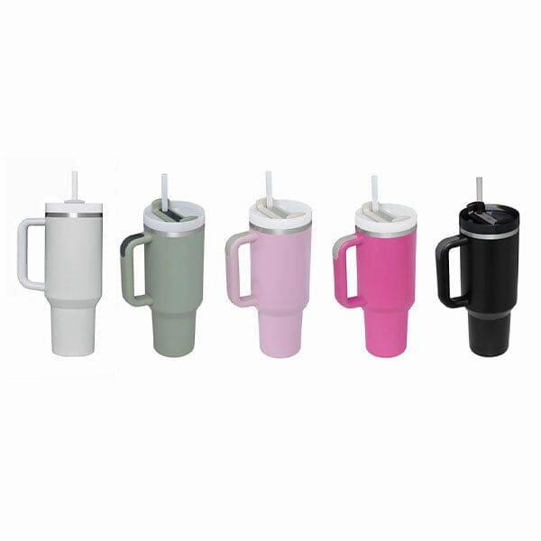 Educational Cognitive HydriEase 40oz Vacuum Insulated Tumbler Cup With Handle & Straw Charity Perform Coordination Skill