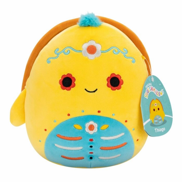 Squishmallows 20cm - Day of the Dead Halloween Thiago the Yellow Turtle Undersea World Experiment Design