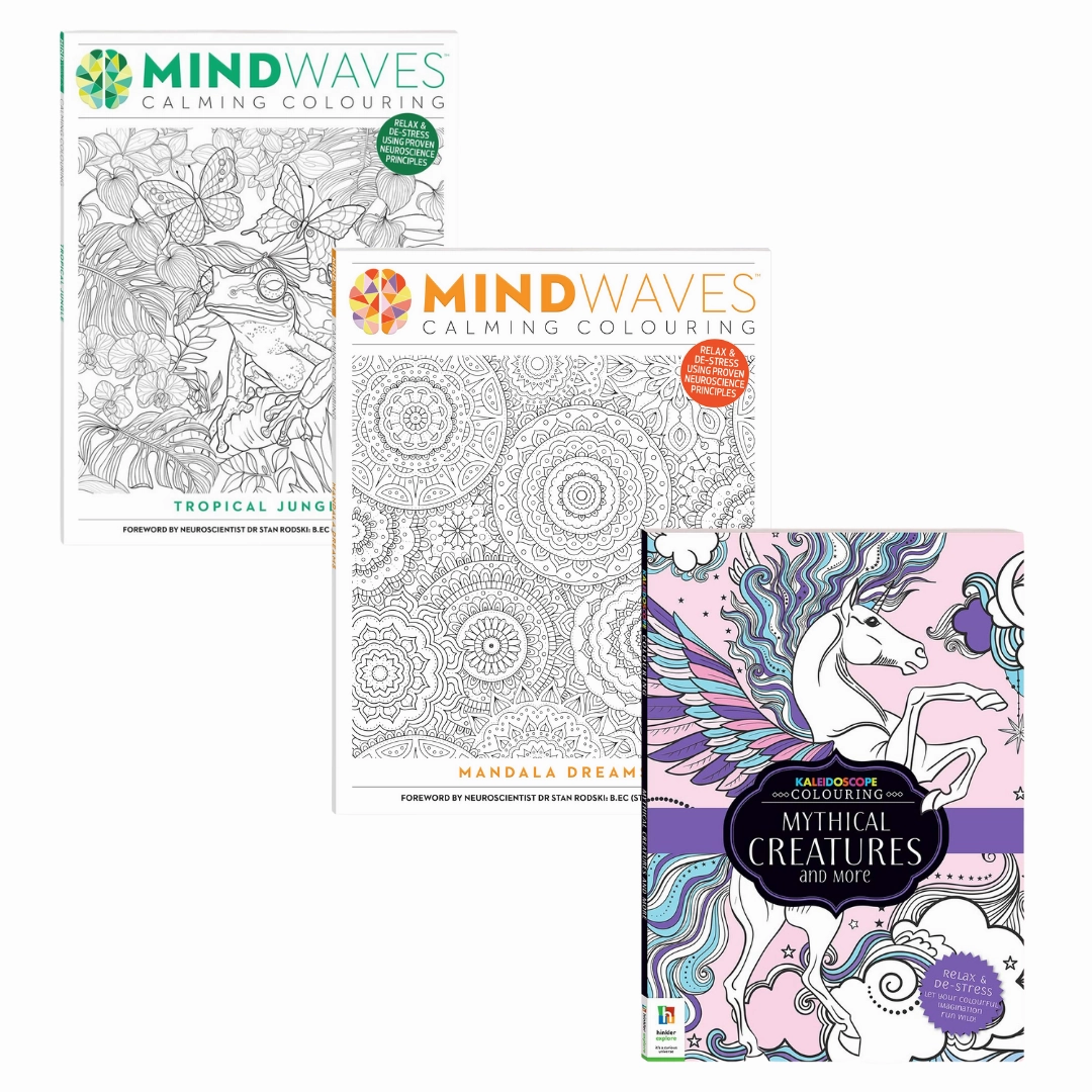 Faith Restore Skill Tree Adult Colouring Book Bundle