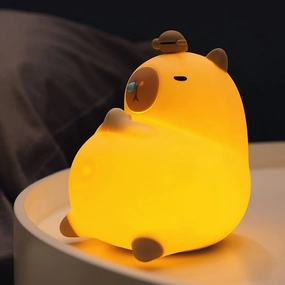 World Cup progress tracking Big Belly Capybara Rechargeable Nightlight Lamp with Bed