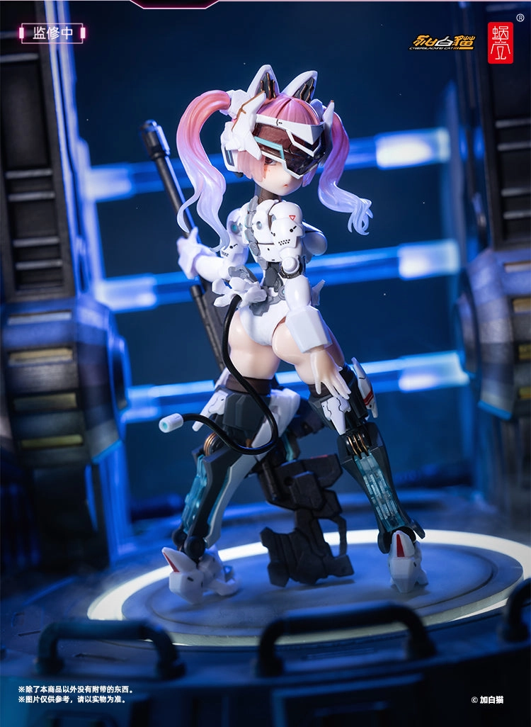 Sitting Pose Science Model EveD Series AMBRA-02 (Assault Cat) AMBRA 1/12 Action Figure