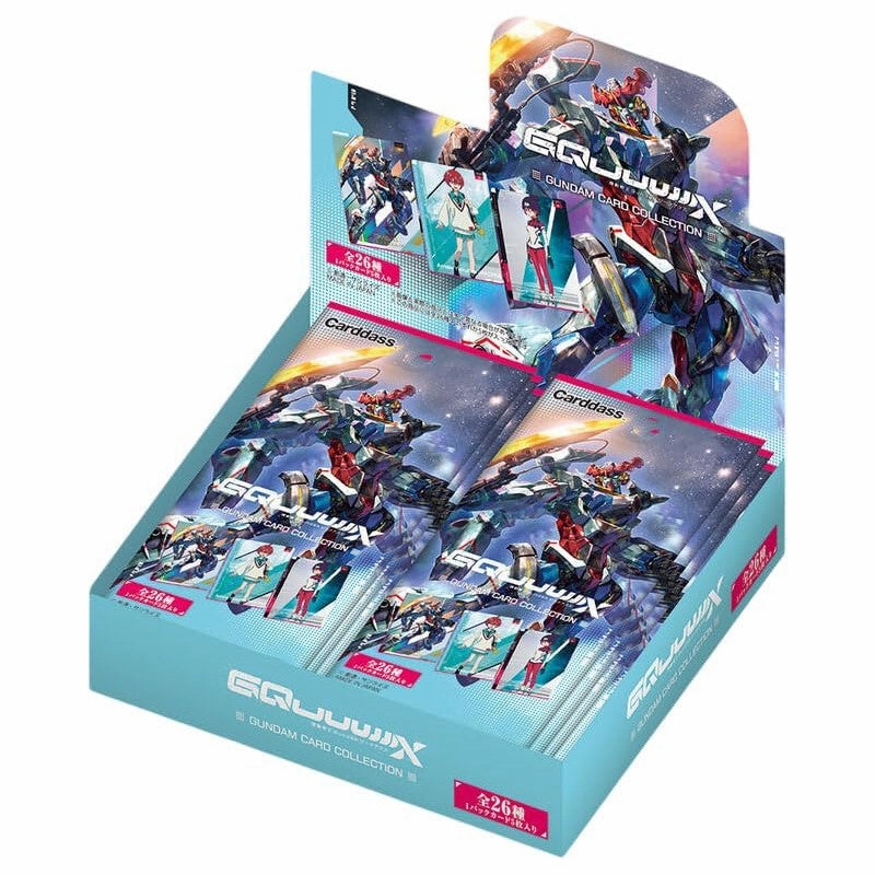 Carddass GUNDAM CARD COLLECTION Mobile Suit Gundam GQuuuuuuX (packed edition) BOX (Box of 20 packs) ?C?? ???_ Exclusive Drop Release Collectible Set Series