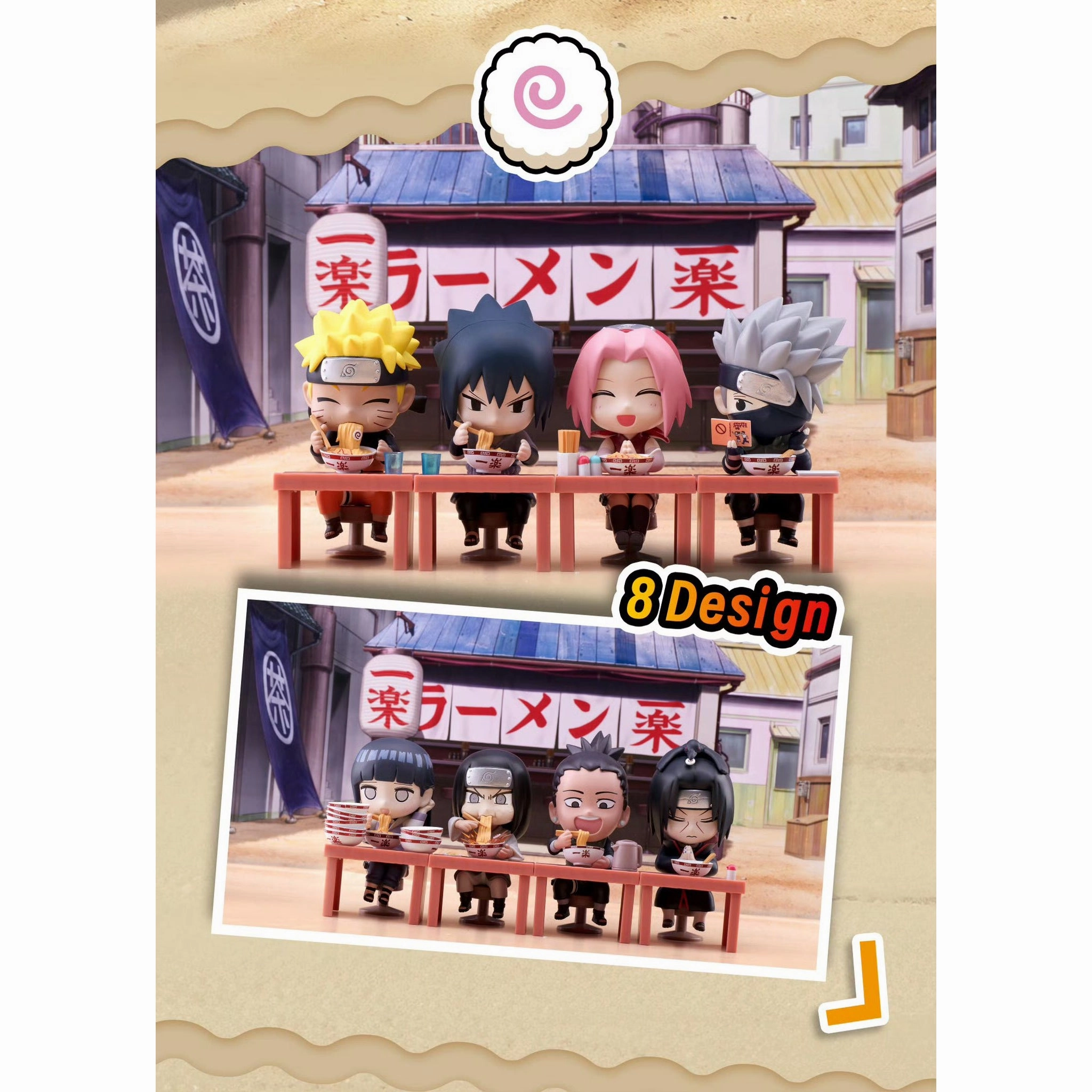 Toy Find Unboxing Random Find Display BNFIGURE Q NARUTO SHIPPUDEN RAMEN VER. (set of 8) ?????? ???L?? ?????I