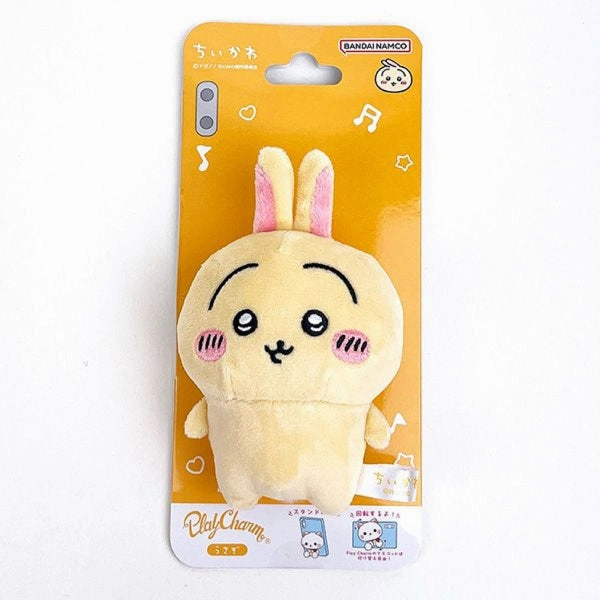 Limited Pack Display Chikawa Play Charm Smartphone Stand Mascot - (Chiikawa / Usagi / Hachiware / Momonga / Kurimanju / Shisa / Rakko) ???????? ?? ???????? Something Small and Cute ?C??? nuigurumi (2025 JUN ver.)