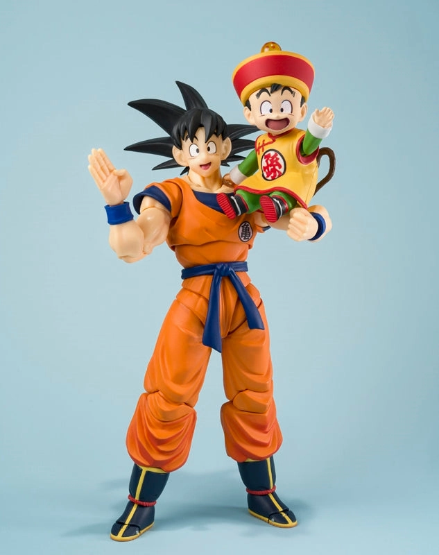Book Character Art Deco S.H.Figuarts Son Goku & Son Gohan -Kid- & Kintoun -Exclusive Edition-