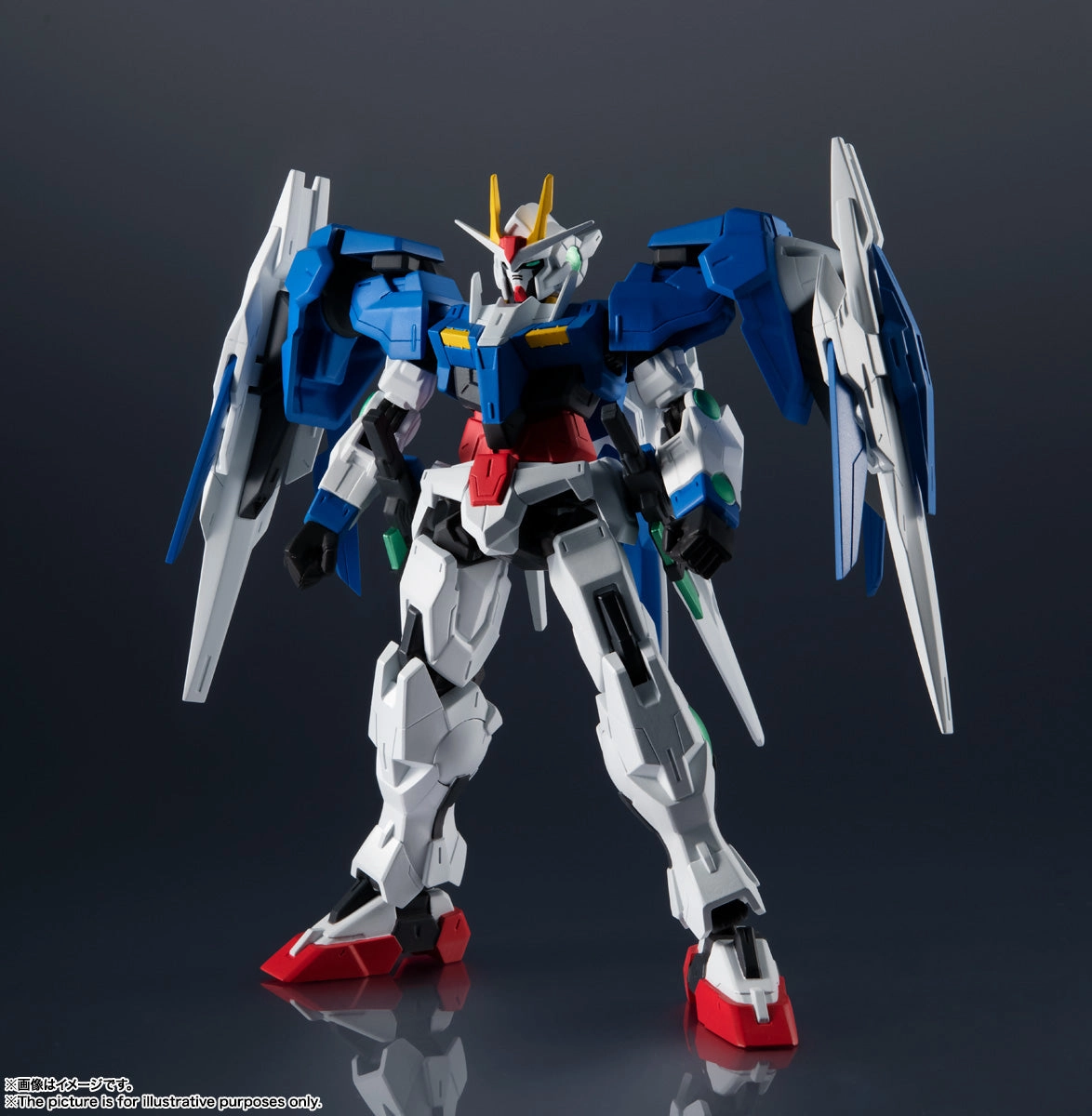 Gundam Universe GN-0000 + GNR-010 00 Raiser Gaming Collection