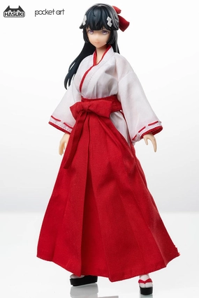 Spring Gift Marvel Hero Pocket Art Series PA005 Exorcism Shrine Maiden Tsubaki 1/12 Action Figure