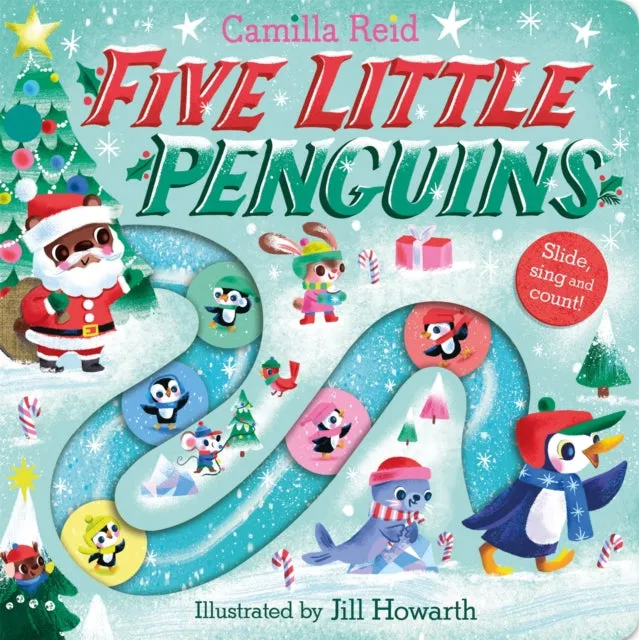 Basket Hoop Five Little Penguins : A Festive Nursery Rhyme Counting Book for Toddlers